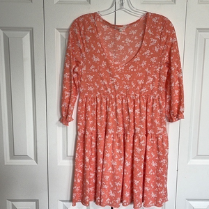 Ultra flirt  Womensfloral‎  Dress coral size medium